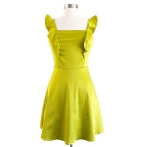 The Vanity Room Peridot Ruffled Mini Dress Sz M